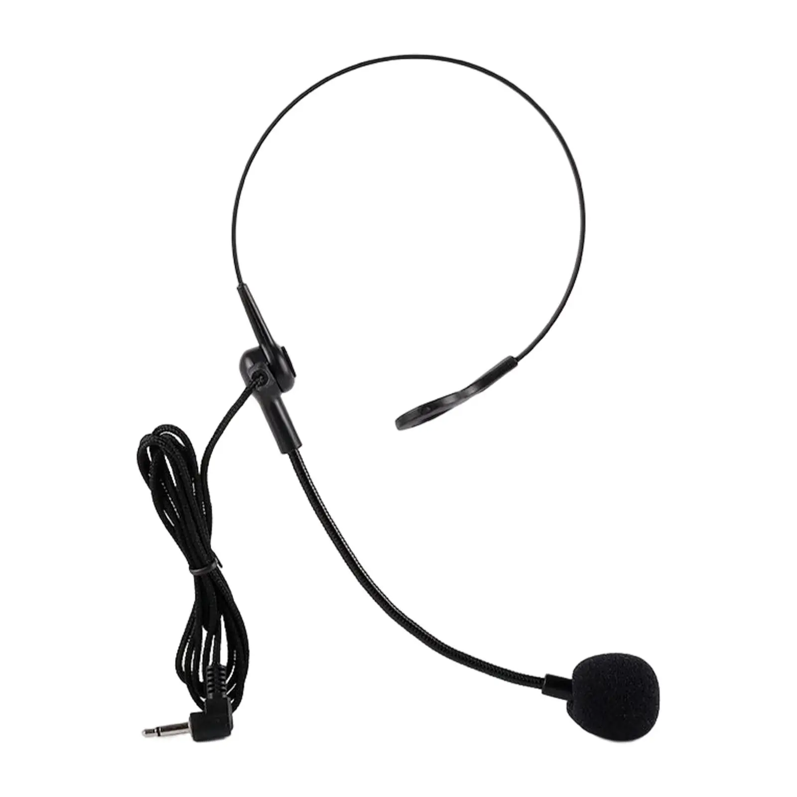 Headset Microphone Hand Free Stereo Headset Adjustable Headphone for Teaching Tour Guide