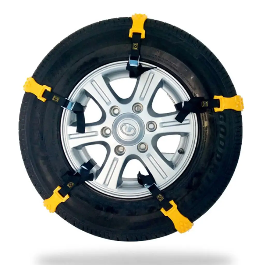 10  Snow Chains for SUV Car Adjustable Emergency Thickened Tire
