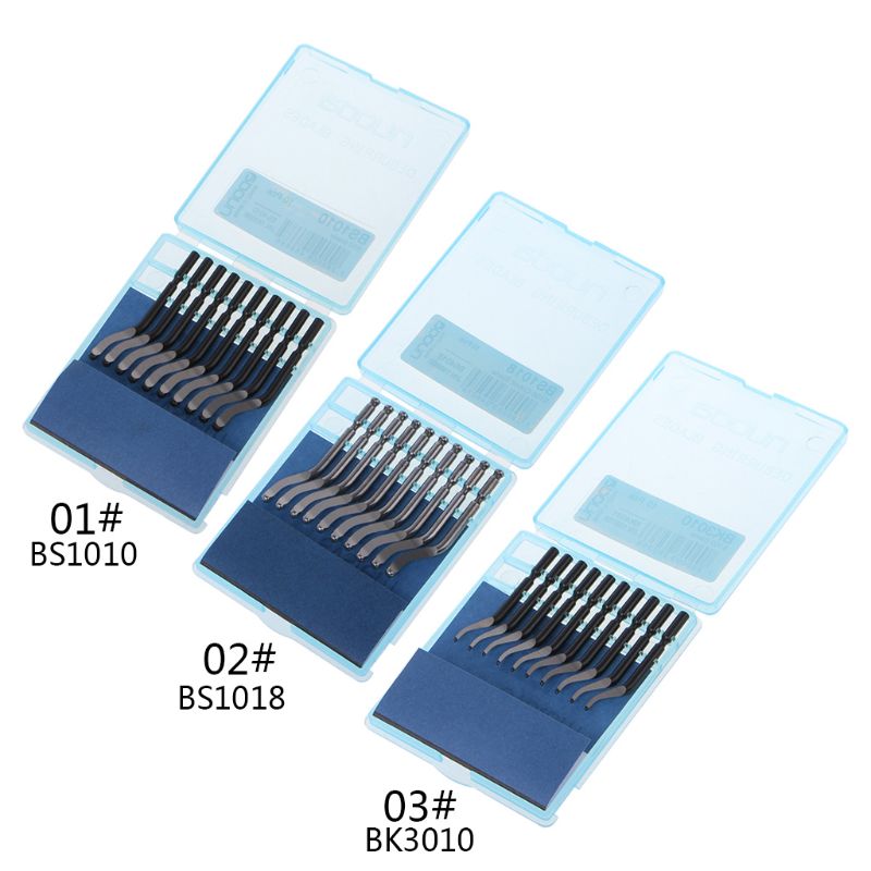 Schnelle Stahl rotations klinge bs1010 bs1018 bk3010 Klinge Kunststoff Kupfer Aluminium Eck riss Entgraten Trimmen Verarbeitung – Detail 1