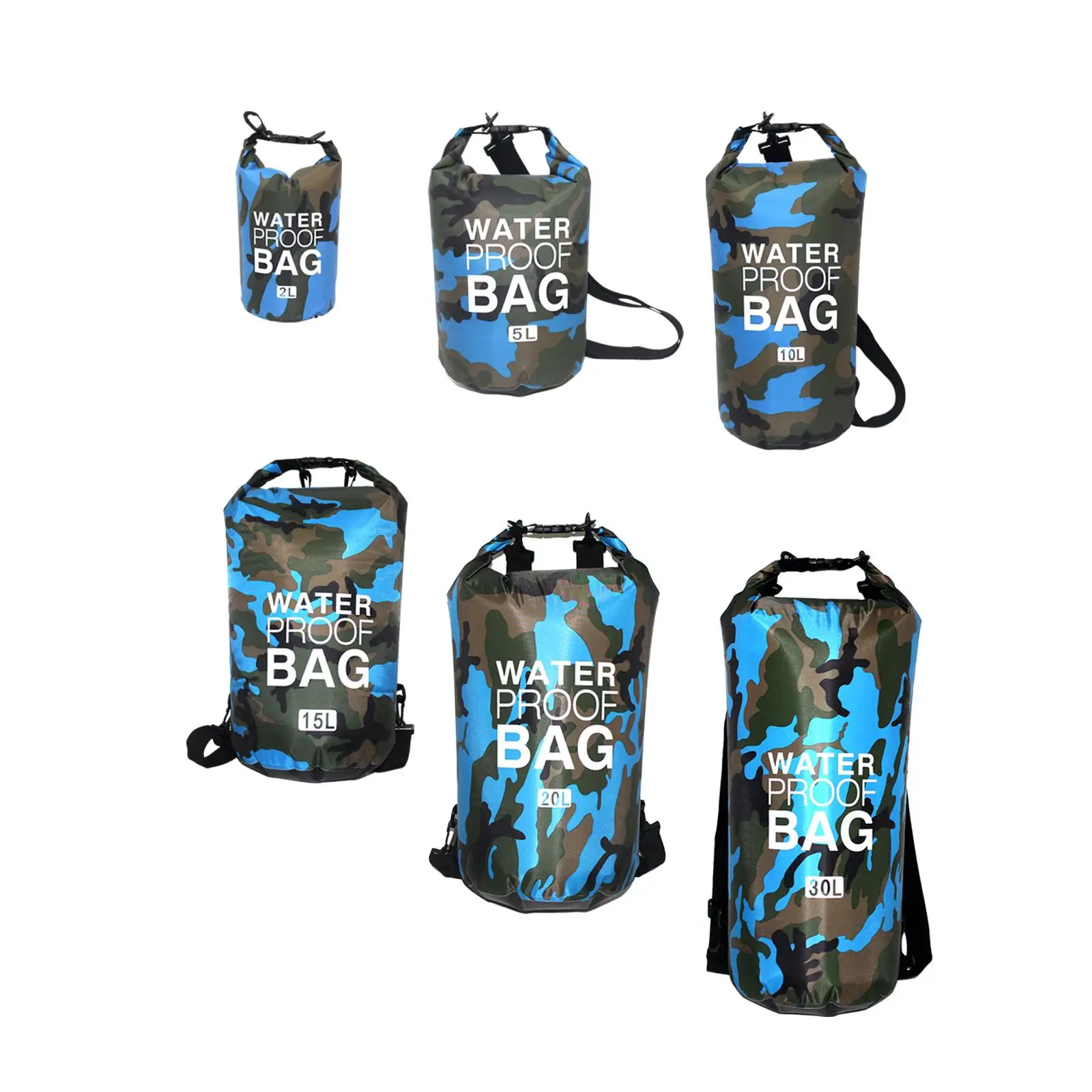 Waterproof Bag Portable Rafting Storage Bag for Beach Fishing Outdoor Sport
