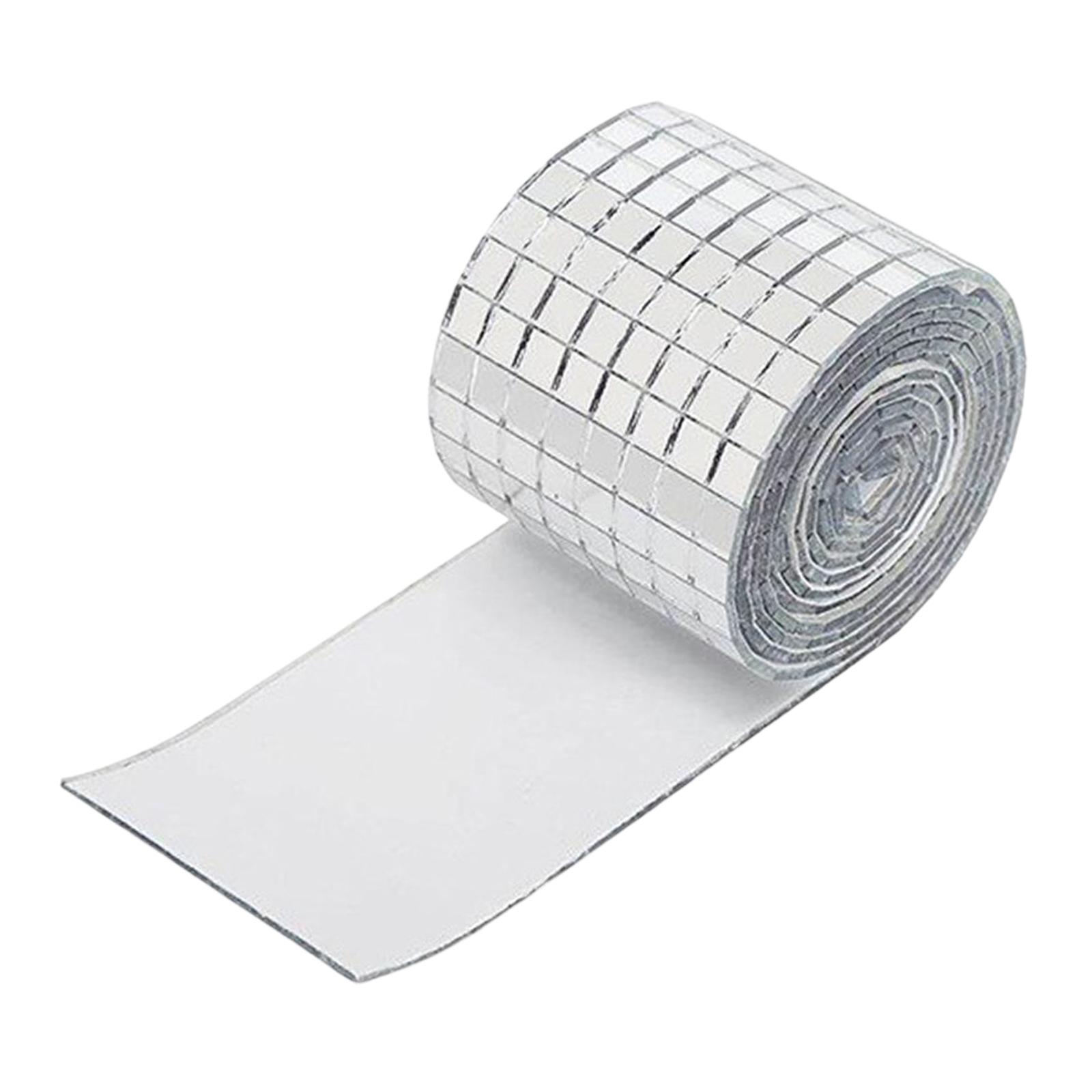 Description Picture 3 of itemMirror Mosaic Tiles Mini Acrylic Tiles Mini Mosaic Stickers Mini Square Mirror Tiles for Jewelry Making Bathroom DIY Disco Ball