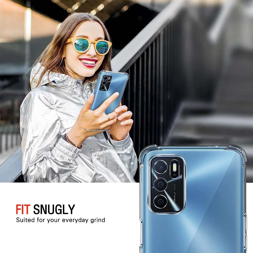 Für OPPO A16 Fall Oppo A16s A54s A17 Fall Kristall Klar TPU Stoßfest Abdeckung Oppo A98 5G A78 a96 4G A76 A94 5G A52 A72 – Detail 3