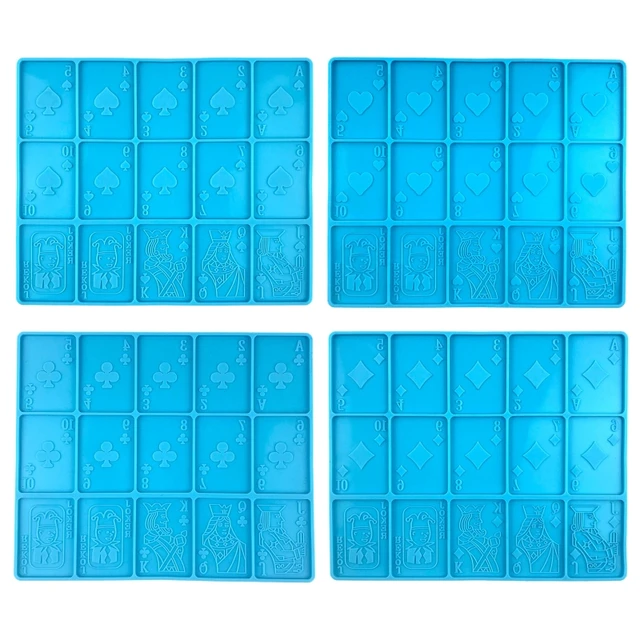 Wholesale DIY Playing Card Theme Pendants Silicone Molds 