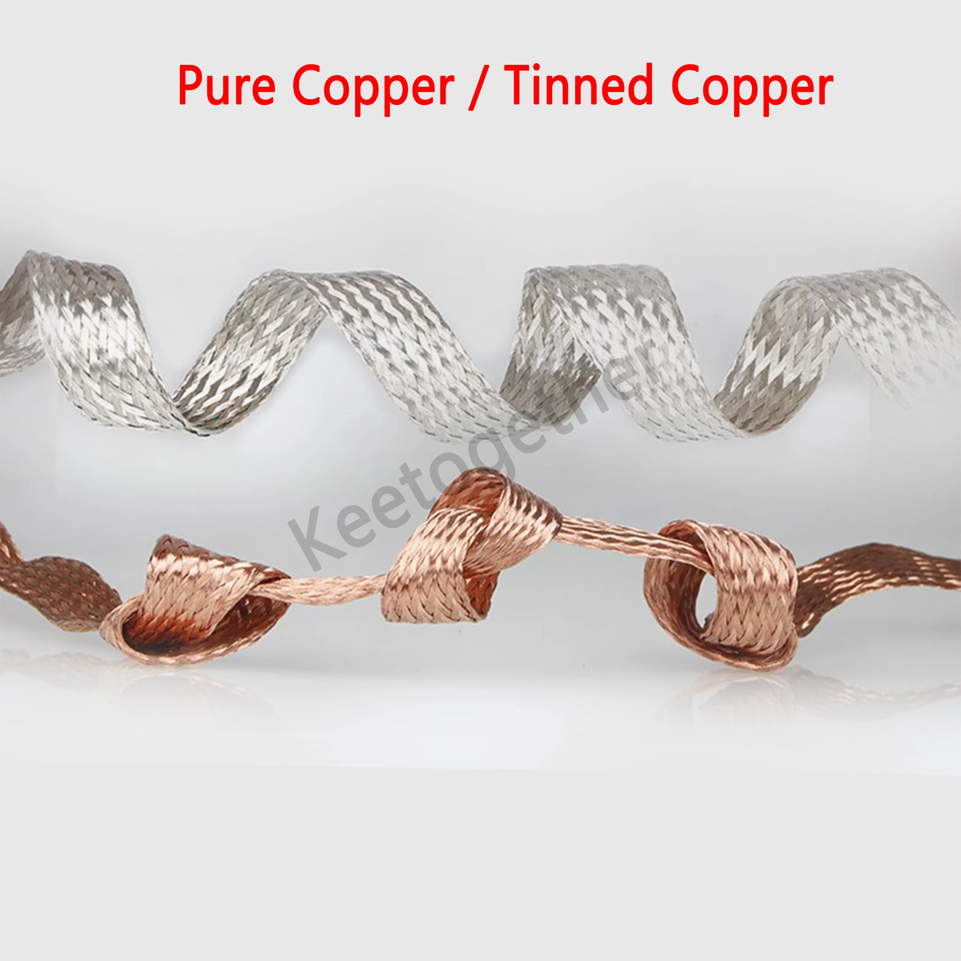 Tinned Copper Metal Shielding Braided Sleeving 2mm 4mm 6mm 8mm 10mm 12mm to 28mm 