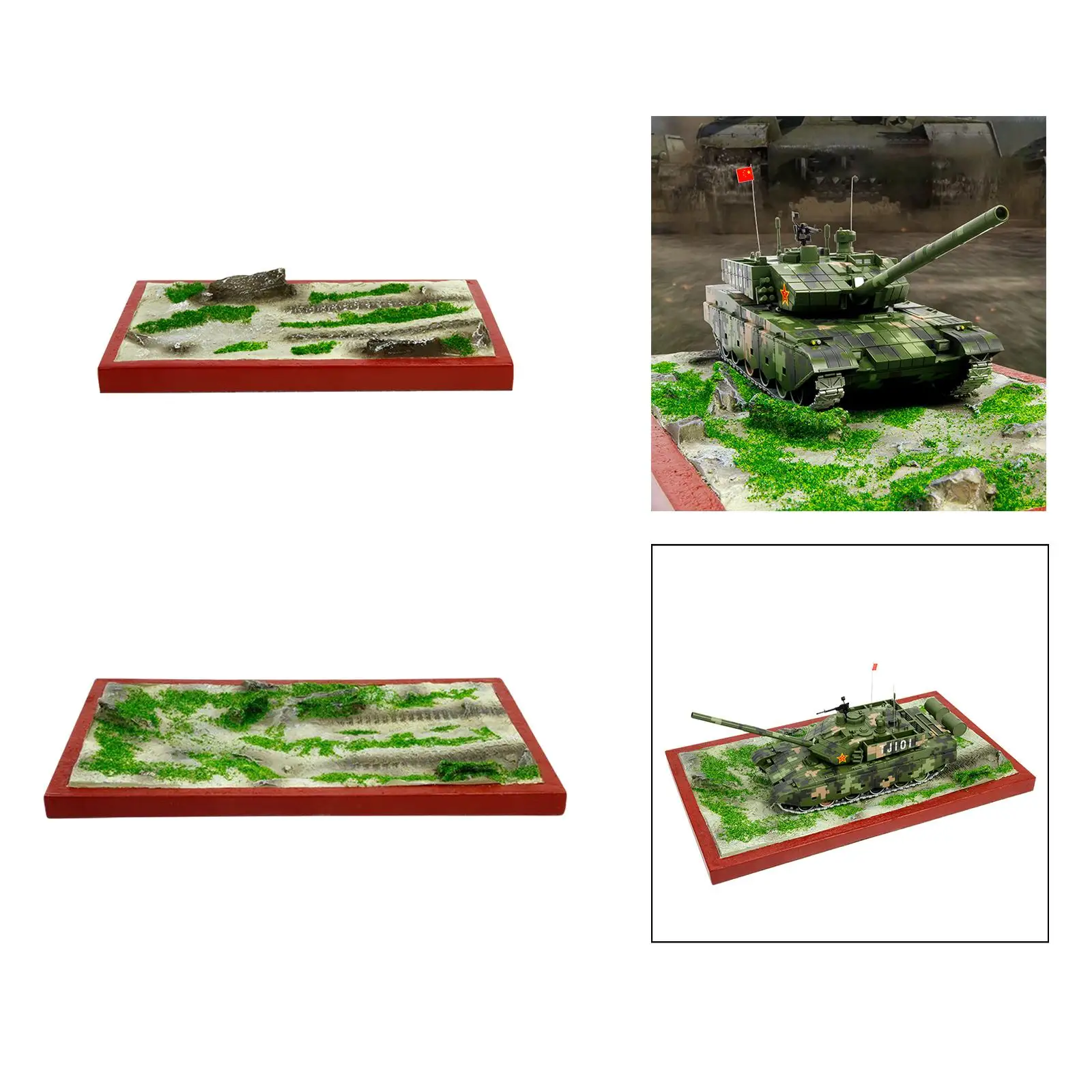 Simulation Model Scenery Tank Model Layout Landscape Ornaments Building Material
