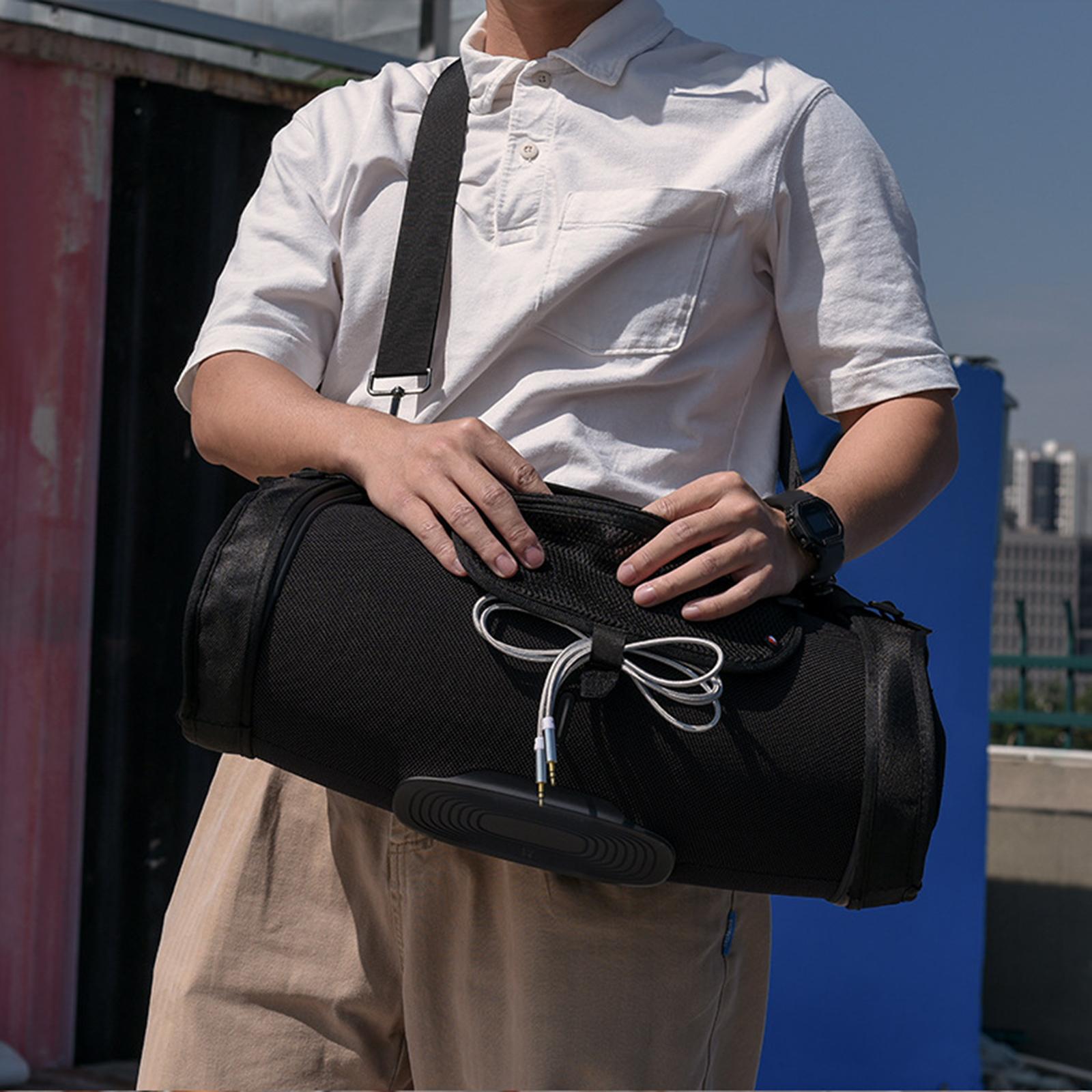 Carrying Strap Accs Silica Gel Durable Portable Phone Bag Handbag Storage Case Shoulder for JBL Boombox Bluetooth Speaker Travel