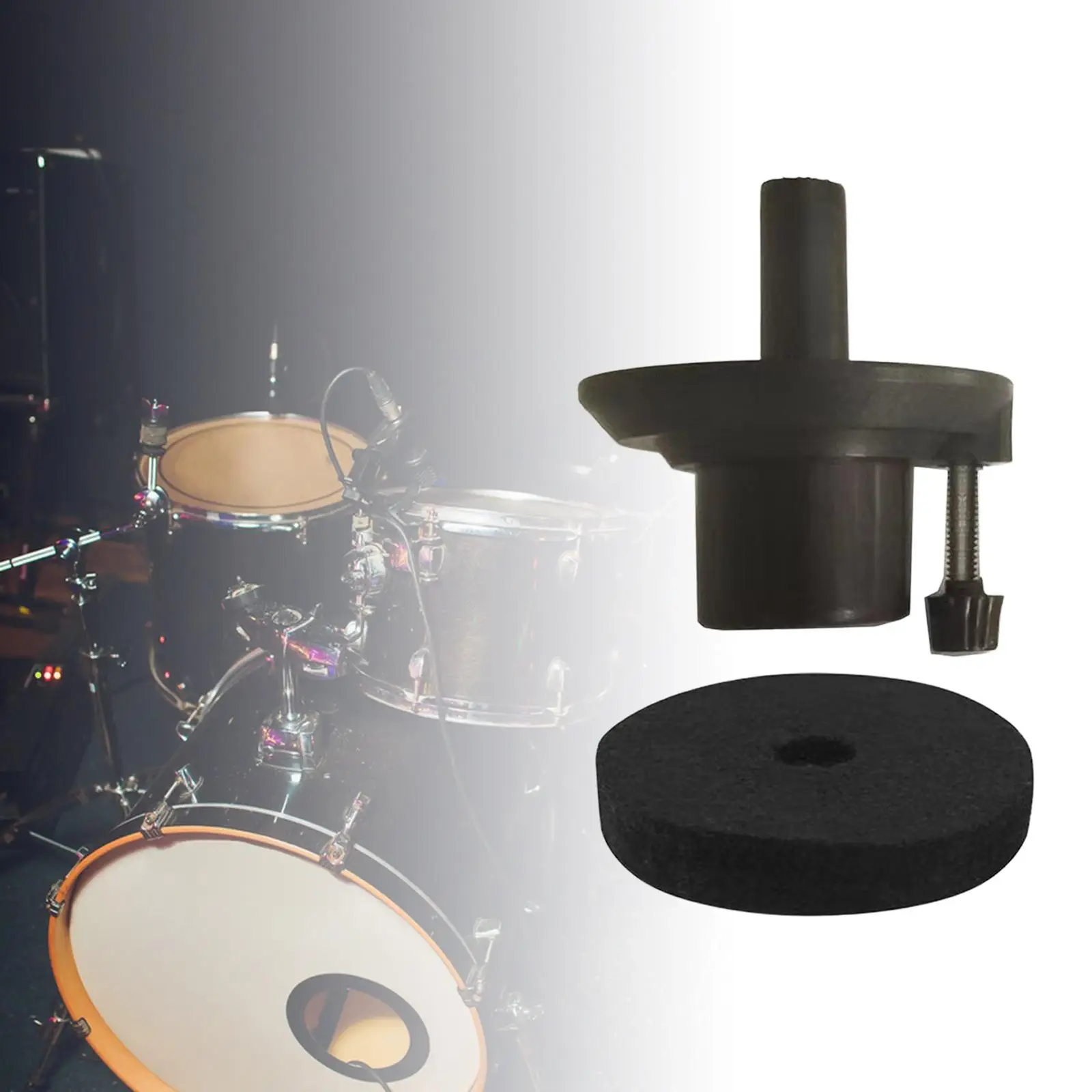 Hi Hat Support Drum Accessories Durable Professional Cymbal Felt and Sleeve