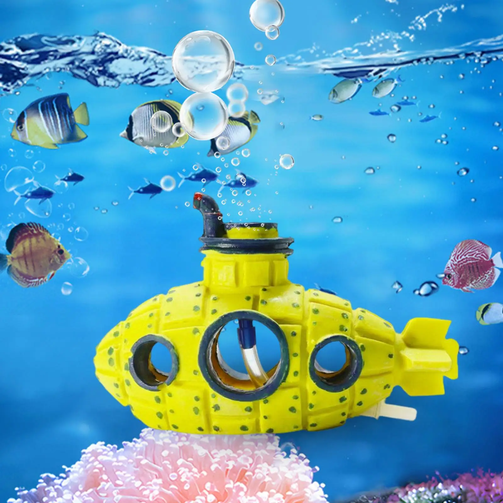 Aquarium Ornaments Submarine Model Creative Crafts Fish Hideout House Fish Tank
