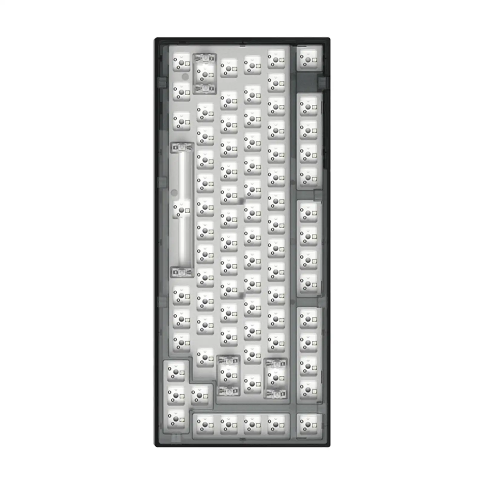 Q75 Mechanical Keyboard Kit 82 Key PCB Design Tyce-C Interface Hot-Swappable RGB Backlit Keyboard DIY Kit for Laptop Dual System