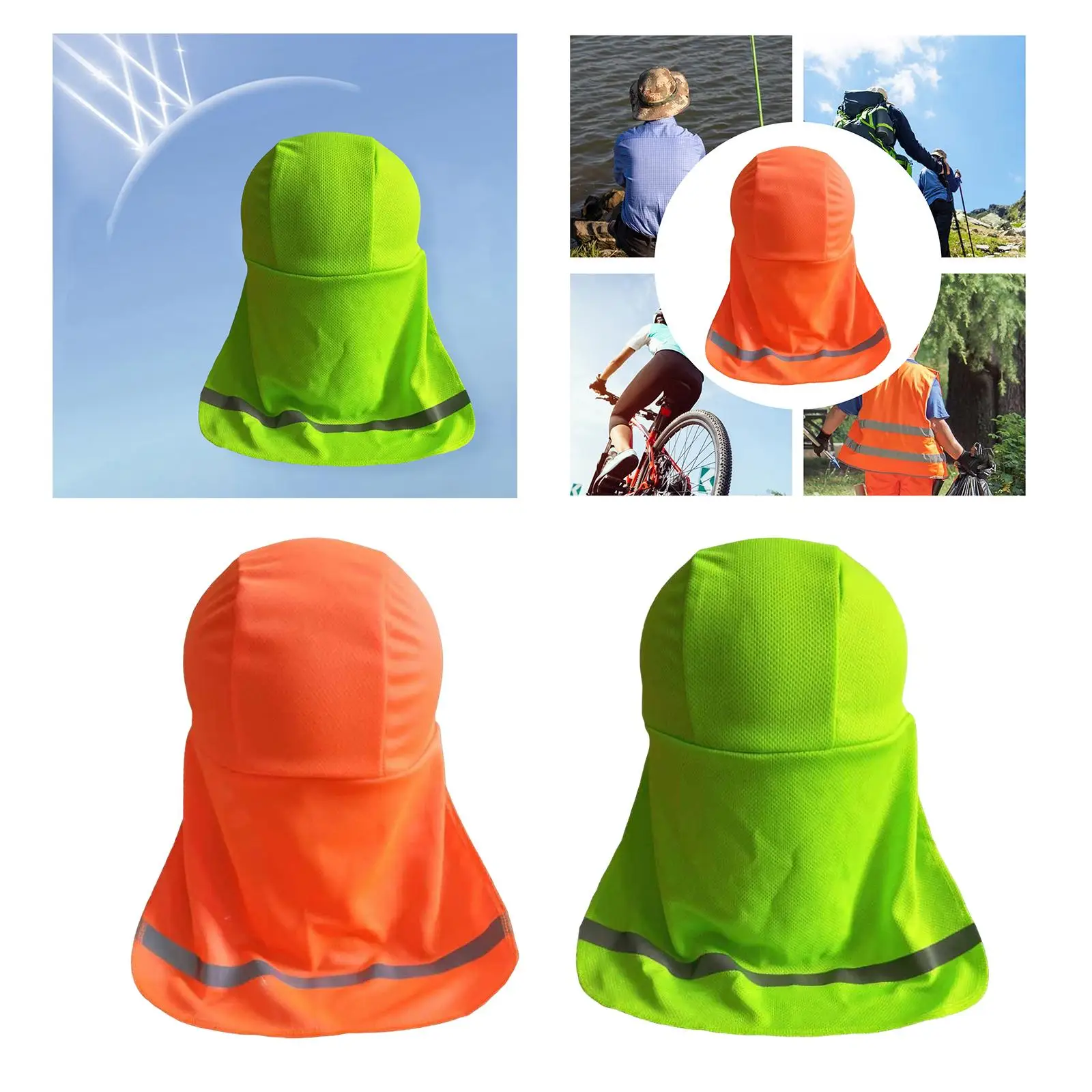 Shade Hat Cooling Sun Protection Breathable Headband Headwrap Hard Hat Liner for Adults Women Men Outdoor Activities Fishing