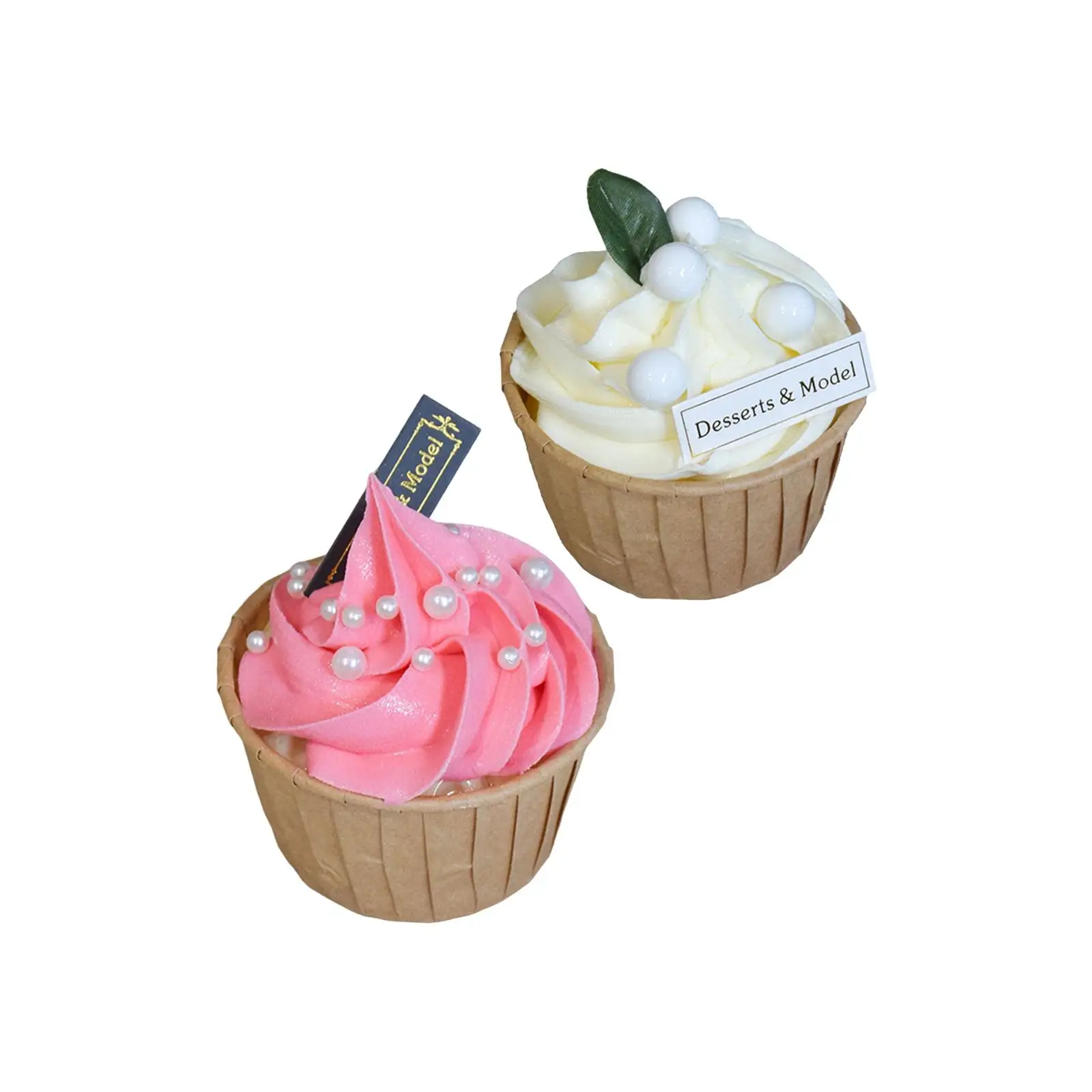 Realistic Artificial Cupcakes Fake Cupcakes Party Photo Props Faux Cupcakes Cupcake Model for Shop Window Display Party Crafts