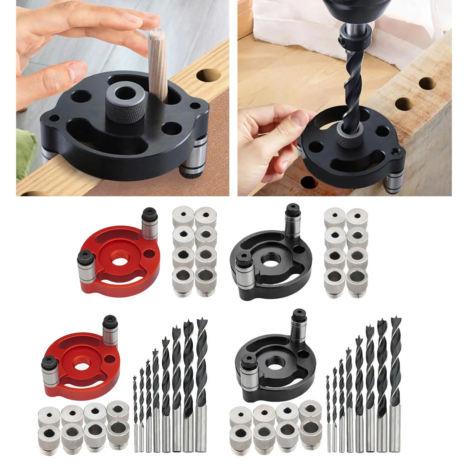 Self Centering Doweling Tool for Woodworking Joinery Furniture Making Worker