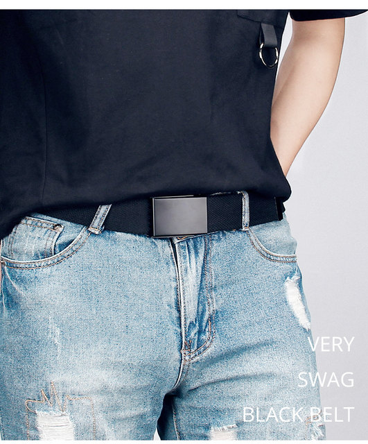 Plus LONG Size 160 150 140 130 120 110 cm Canvas Belts Men Black Automatic buckle Unisex Women Large Big Size Jeans Belts 2023 AliExpress