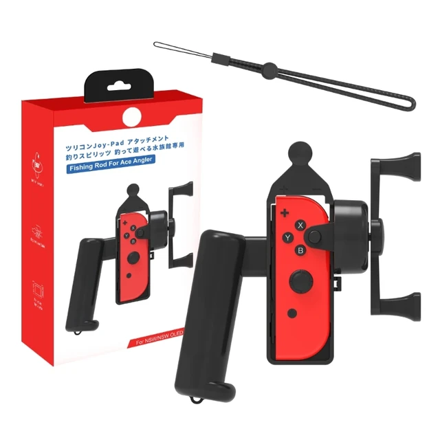 Nintendo Switch Fishing Rod, Fishing Rod Hand Grip for Switch Legendary  Fishing, Portable Accessories for Switch OLED Fishing Games, Game Handle  Grip Compatible with Nintendo Switch Joycons : : Video Games