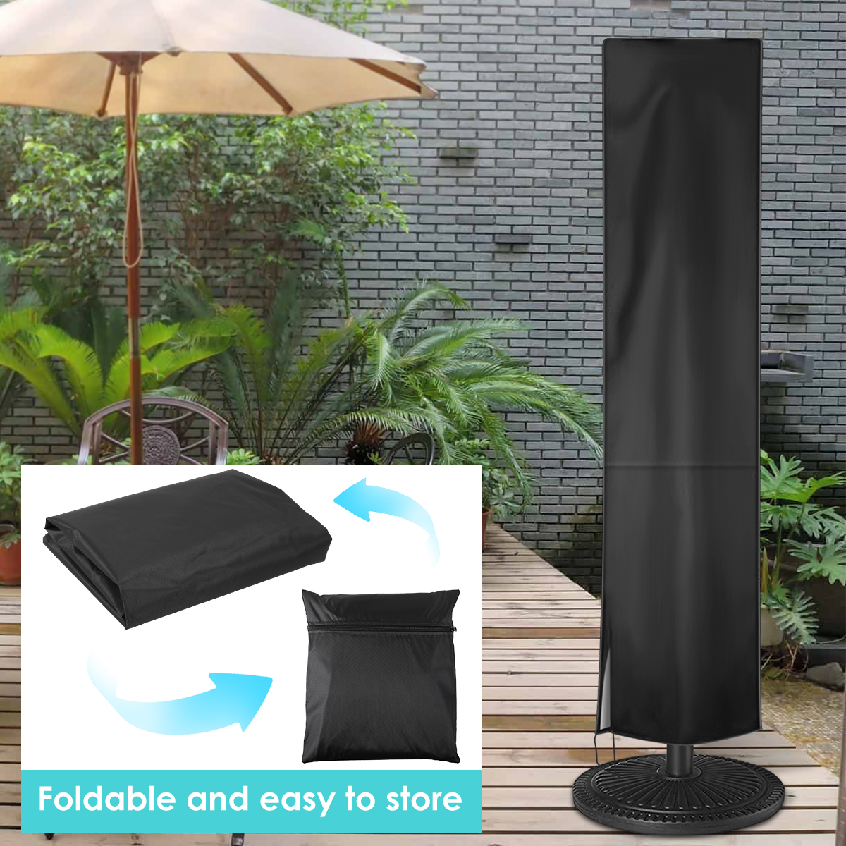 Title 5, Parasol Cover Waterproof Parasol Cover Heavy Du...