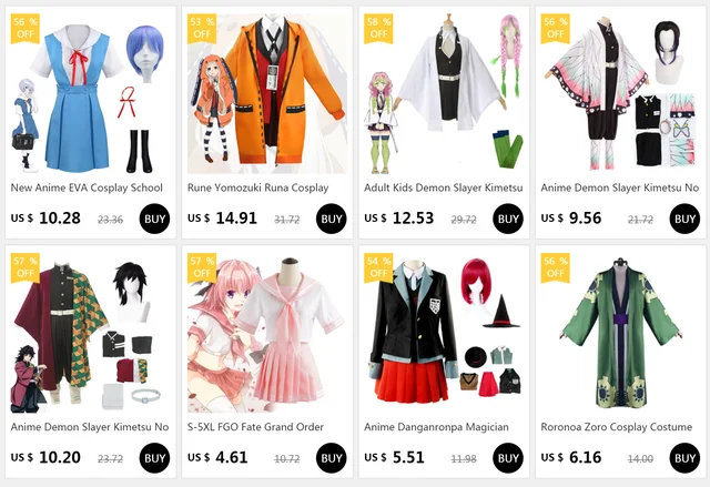 where to buy stuff for anime cosplayTikTok Search