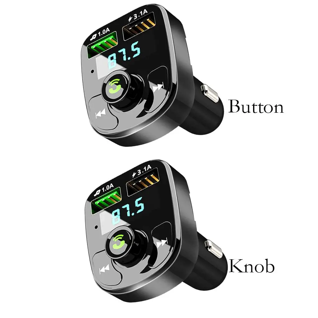 Car Bluetooth FM Transmitter Ports Fast Charger Fast Charging 5.0