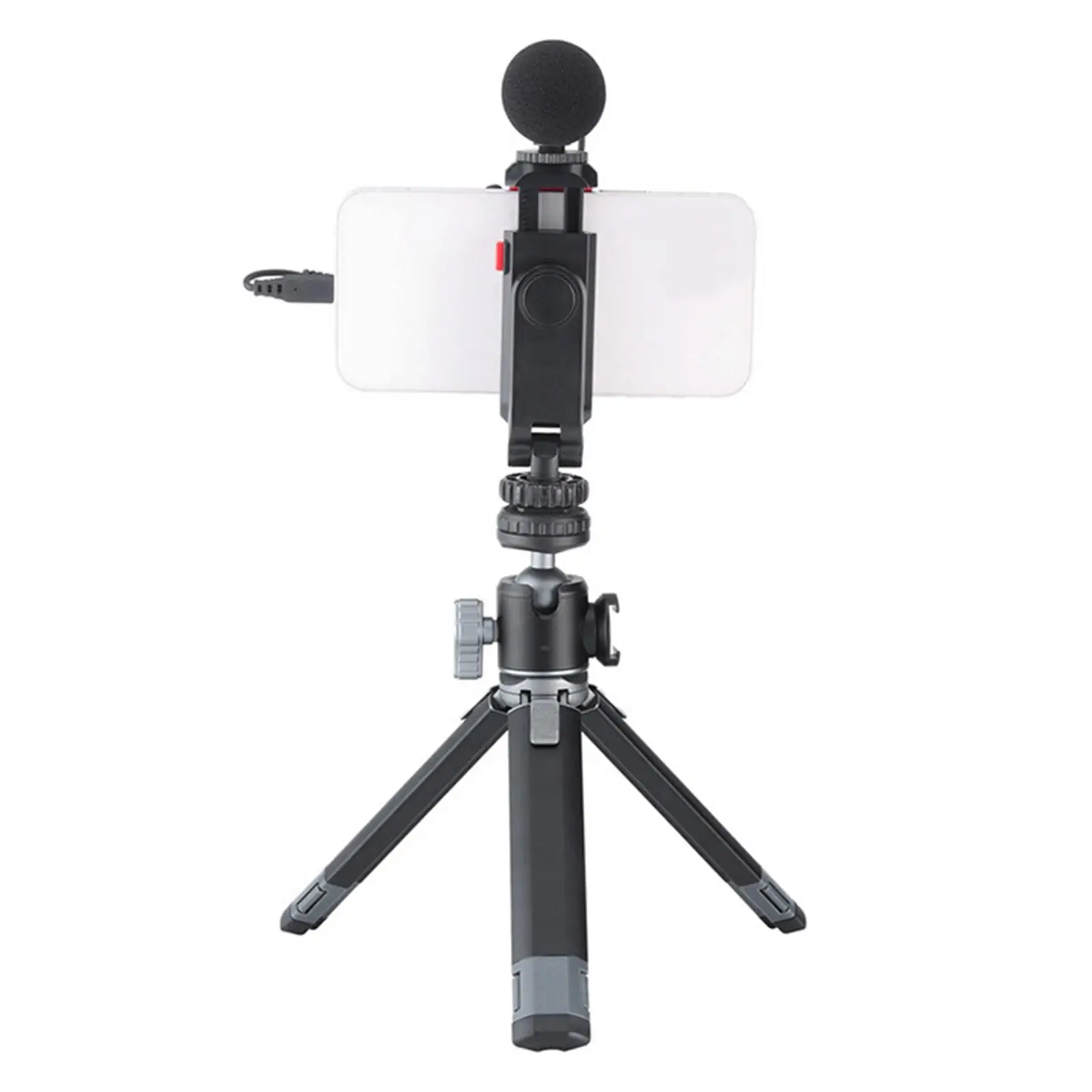Phone Tripod Mount Adapter 360 Rotates with 2 Cold Shoe Universal Holder Stand   Live  Selfie Stick