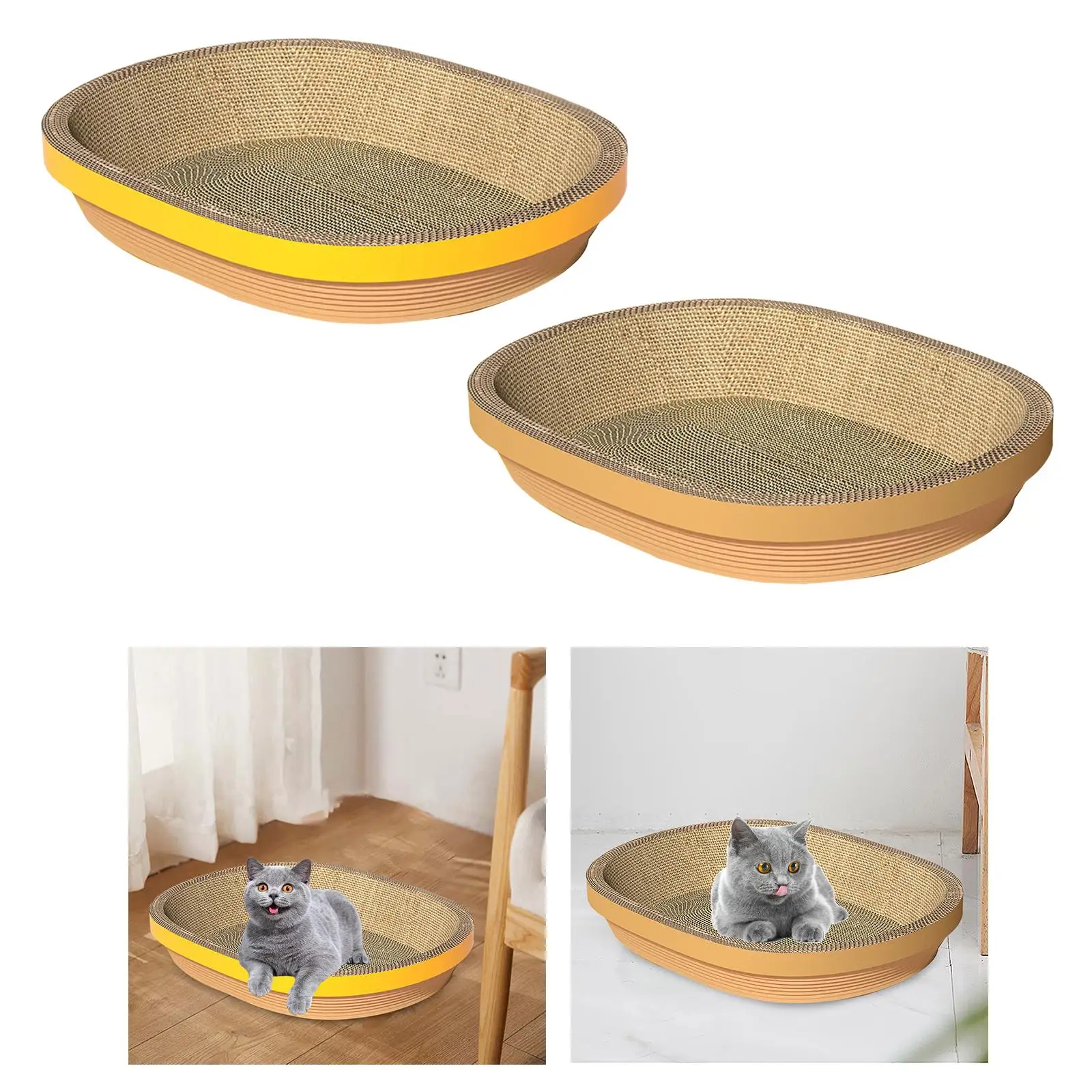 Cat Scratch Pad Thicken Corrugated Nest Bed Bowl Shaped Grind Claws