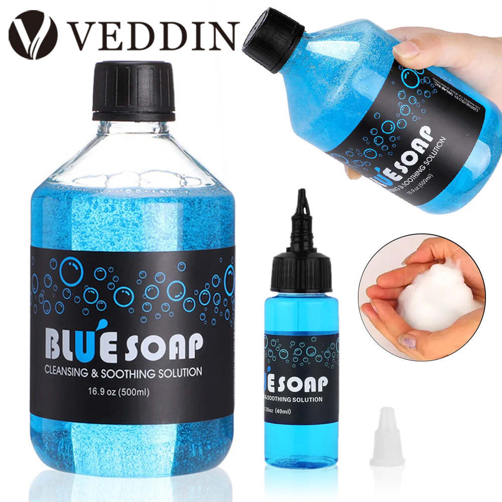 Best of Microblading 40 / 500ml Blue Soap Cleansing & Soothing Solution Avoiding Skin Irritation Tattoo Studio Supply Tattoo Accessories Reviews & Tips