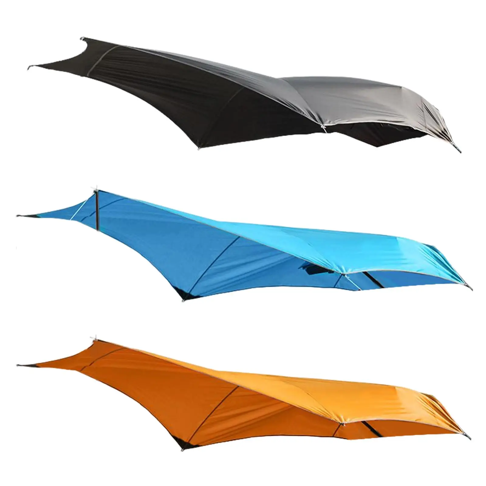 Outdoor Car Tent Rainproof Canopy Tarp Sunshade Shelter Waterproof Tail Extension Awning for Fishing Picnic Beach Hiking Camping