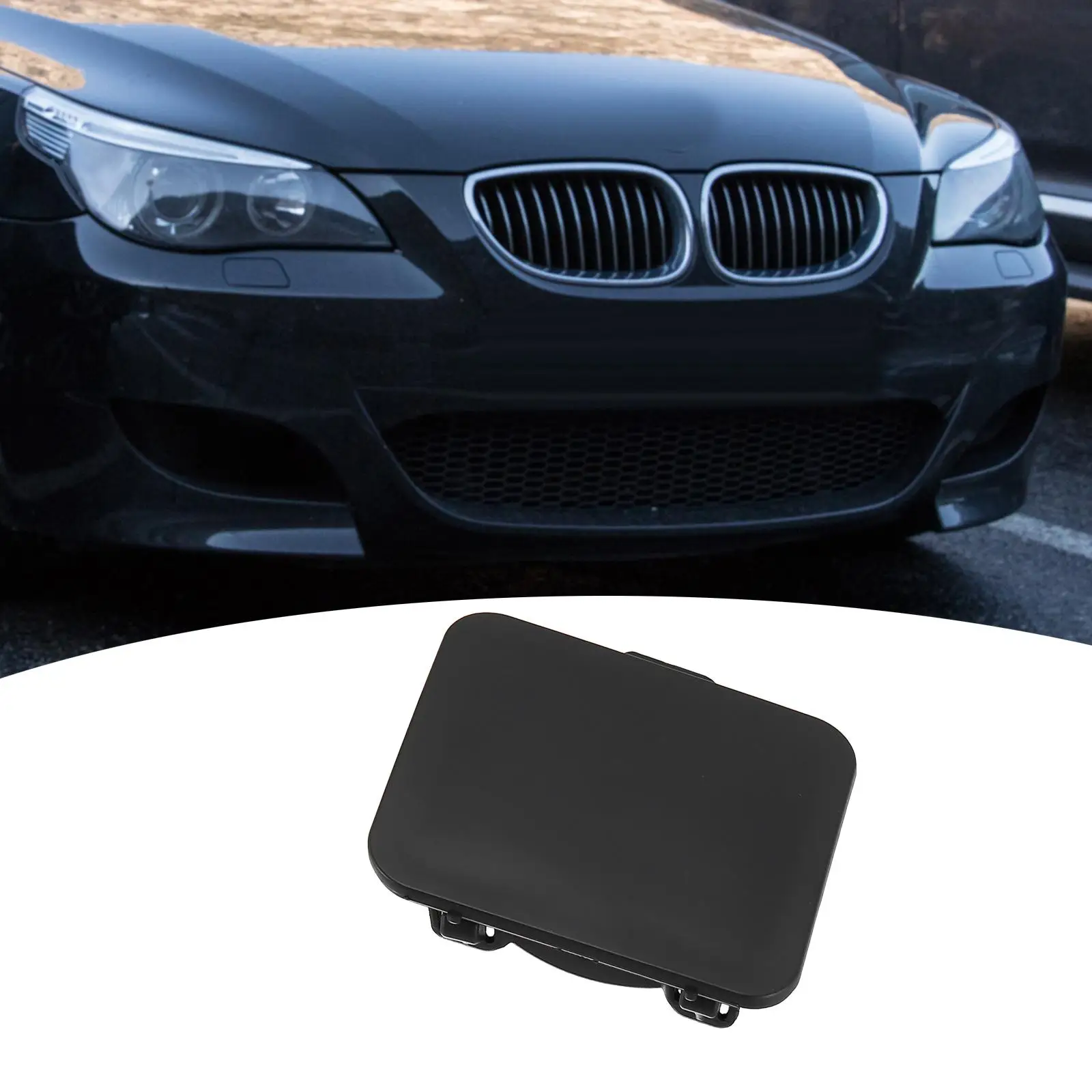 Tow Eye Hook Cover Cap 51117897210 Tow Hole Cover for BMW E60 M Sport