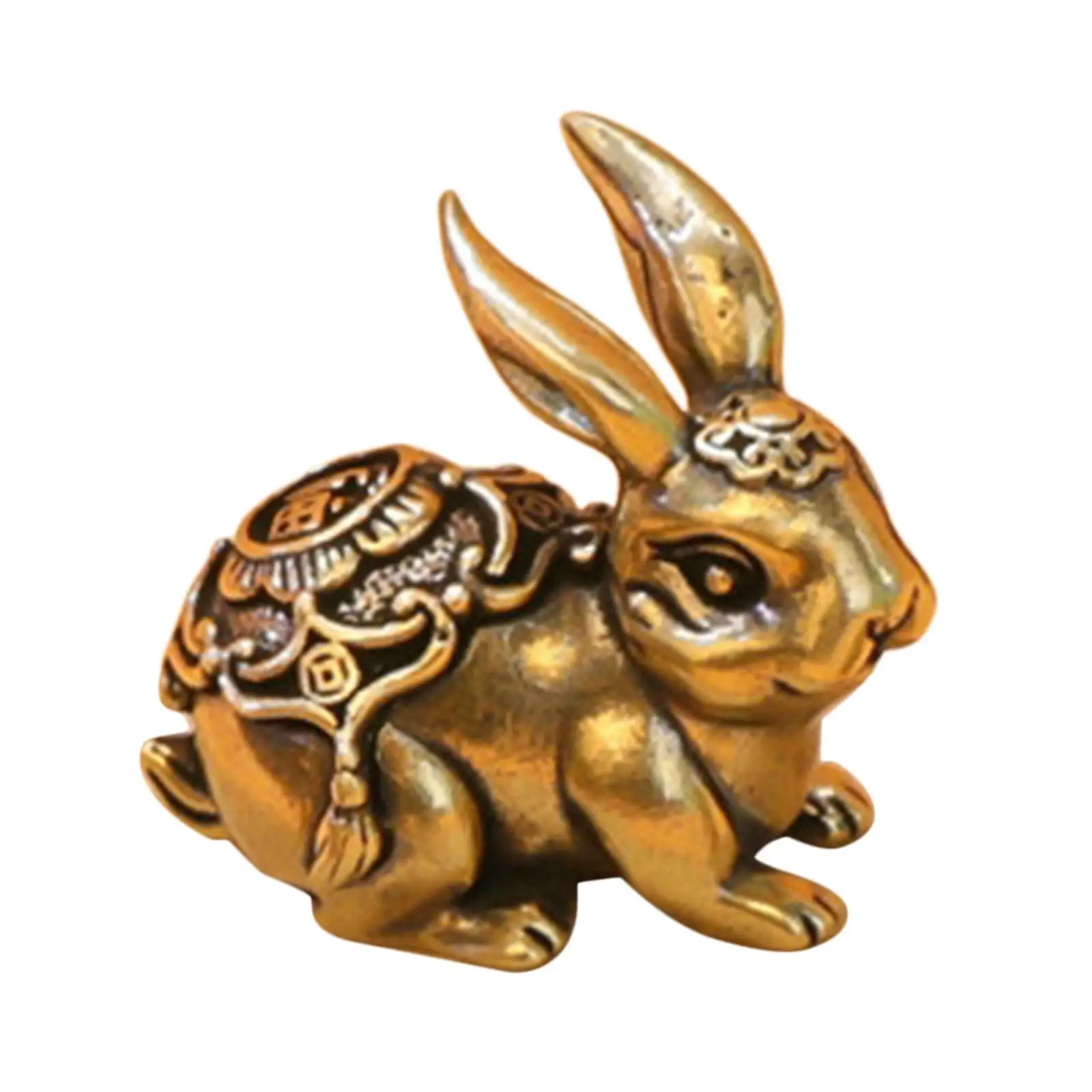 Rabbit Statue Animal Statue Party Supplies Crafts Small Rabbit Charm for Living Room Decoration
