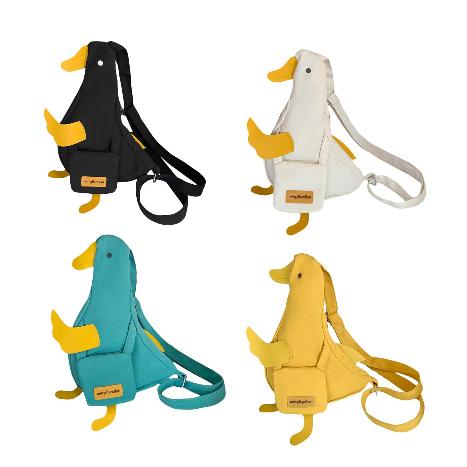 Duck Shoulder Bag Shopping Bag Wallet Cute Chest Bag for Work Gym Vacation