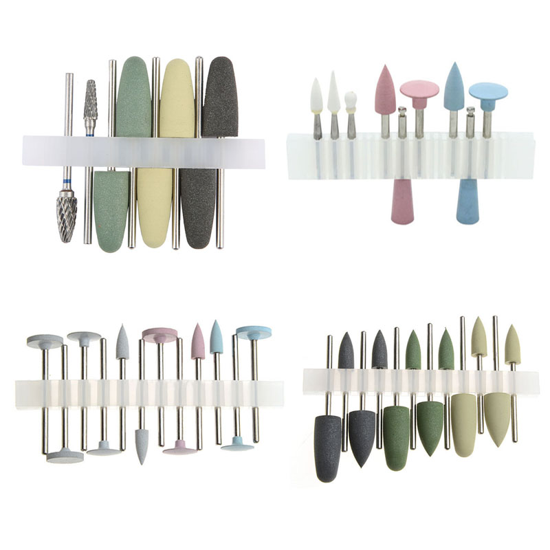 Best of Dental Resin Base Acrylic Polishing Burs Kits Dentistry Handpiece Ceramic Denture Drill False Teeth Polisher Head Dentist Tools Reviews & Tips