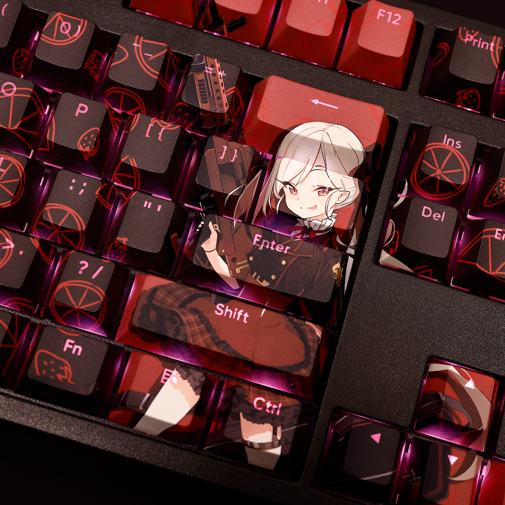 Jogos de Anime, Beauty Girl Key Caps,