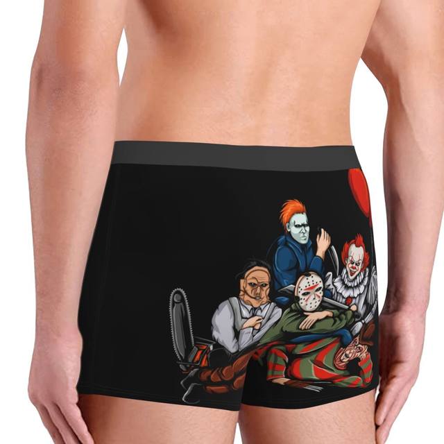 Horror Movie Friends Character Underwear Male Sexy Halloween