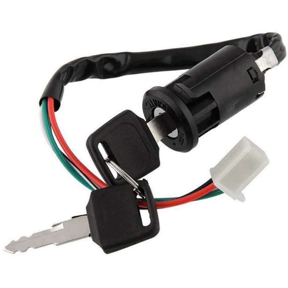 Universal zünd schalter drei Stromkabel Schlüssels chloss für Auto Motocross Elektro fahrrad Roller Batterie – Detail 3