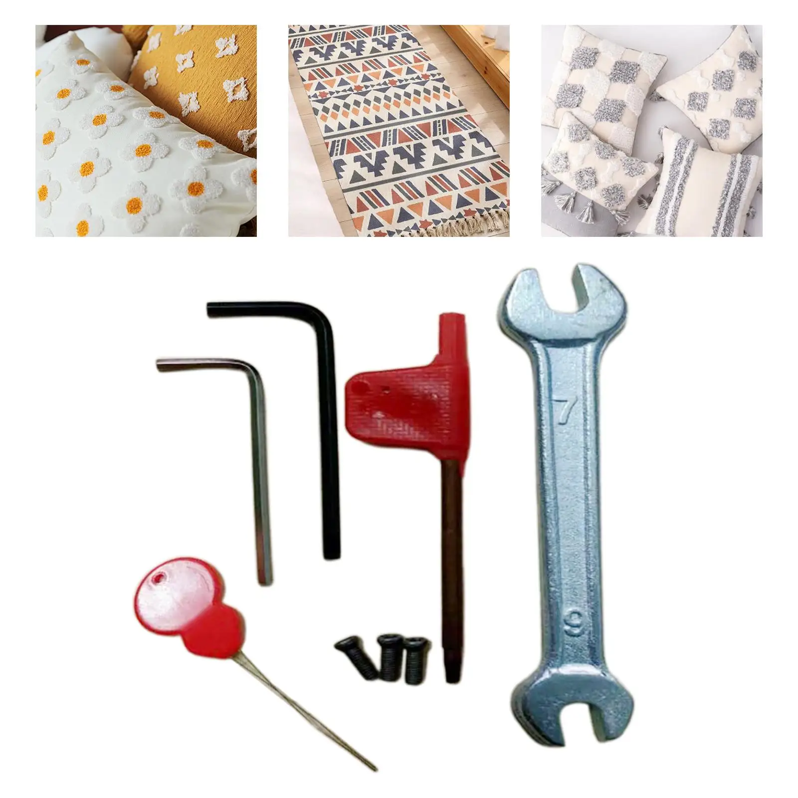 Durable   Tool Set Home Rugs Embroidery Knitting Making Craft DIY Supplies Replacement Accessories