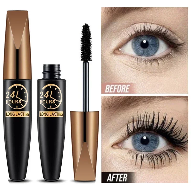 Best of Curled Thick Silk Mascara Eyelash Lengthening Waterproof Long-wearing Black Eyelash Extension Eye Beauty Makeup Women Cosmetics Reviews & Tips