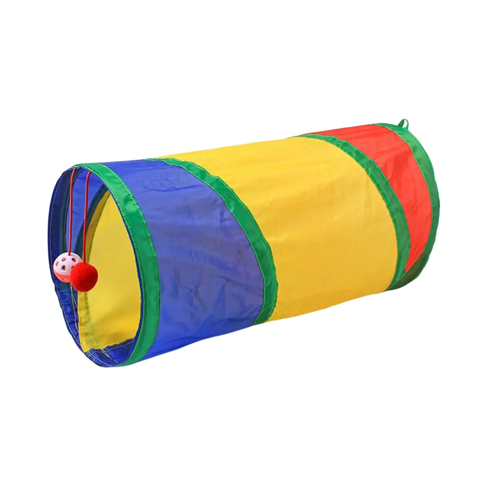 Portable Cat Tunnels Tube Interactive Toys Exercising Tent Maze Bed House Kitty Hole Toy for Kitten Guinea Pig Indoor Cats Bunny