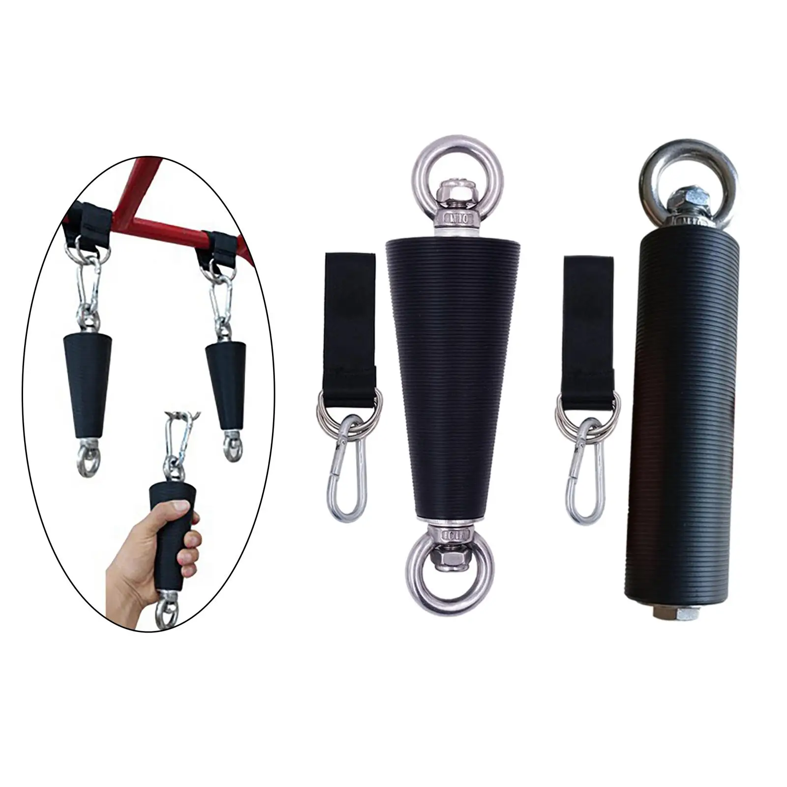 1Pcs Exercise Handles Pull up Non Slip Exercise Handle Grips for LAT Pull Down Resistance Band Pulleys System Triceps Biceps