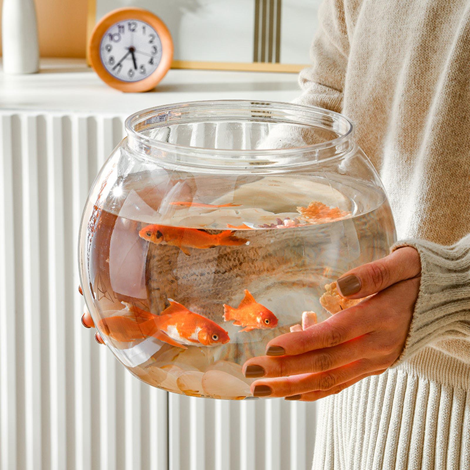 Clear Fishes Tank Aquatic Aquarium Decorative   Fish Bowl for Betta