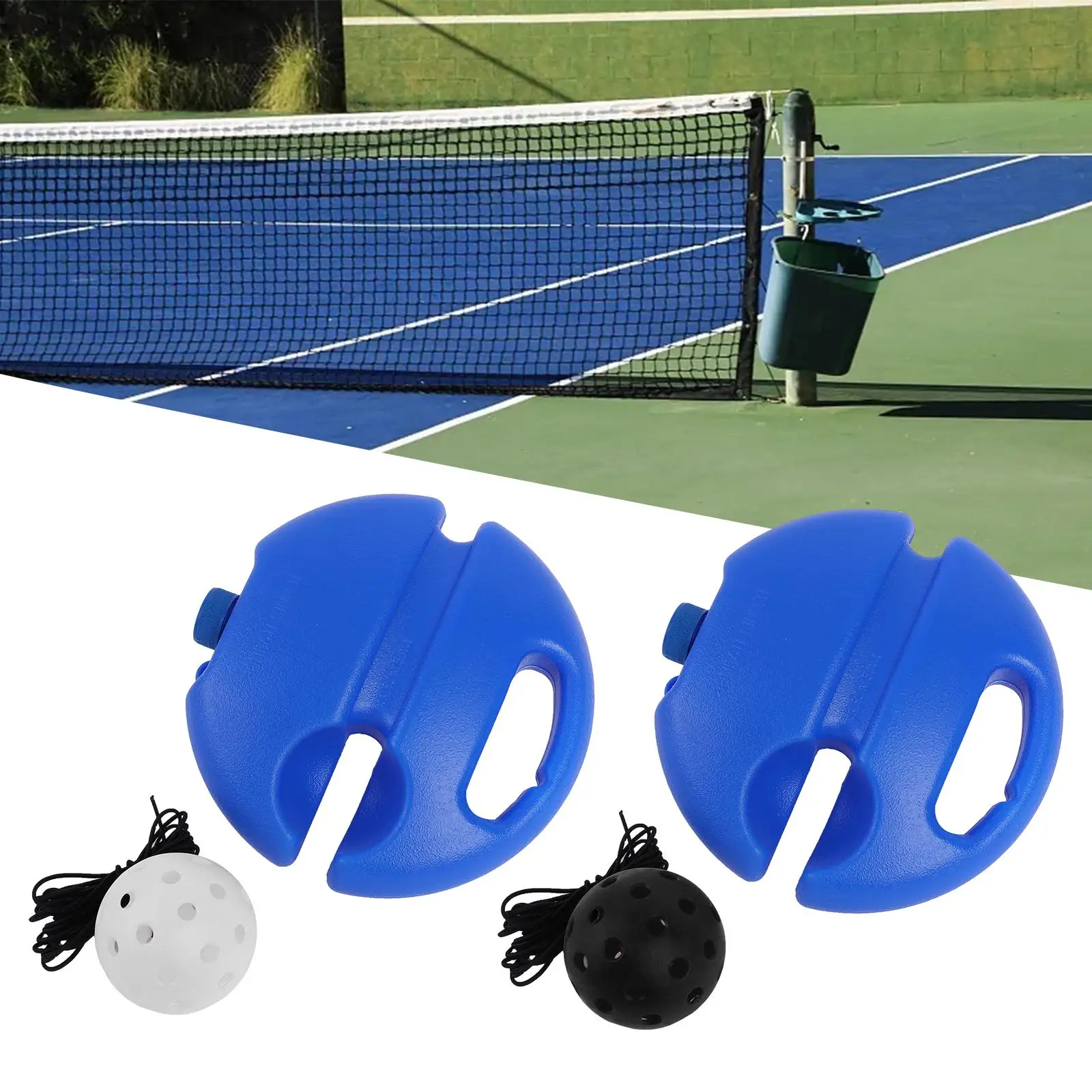 Pickleball Trainer Pickleball Ball with Rope Enhances Skills Portable Pickleball Accessories for Single Player Adult Training
