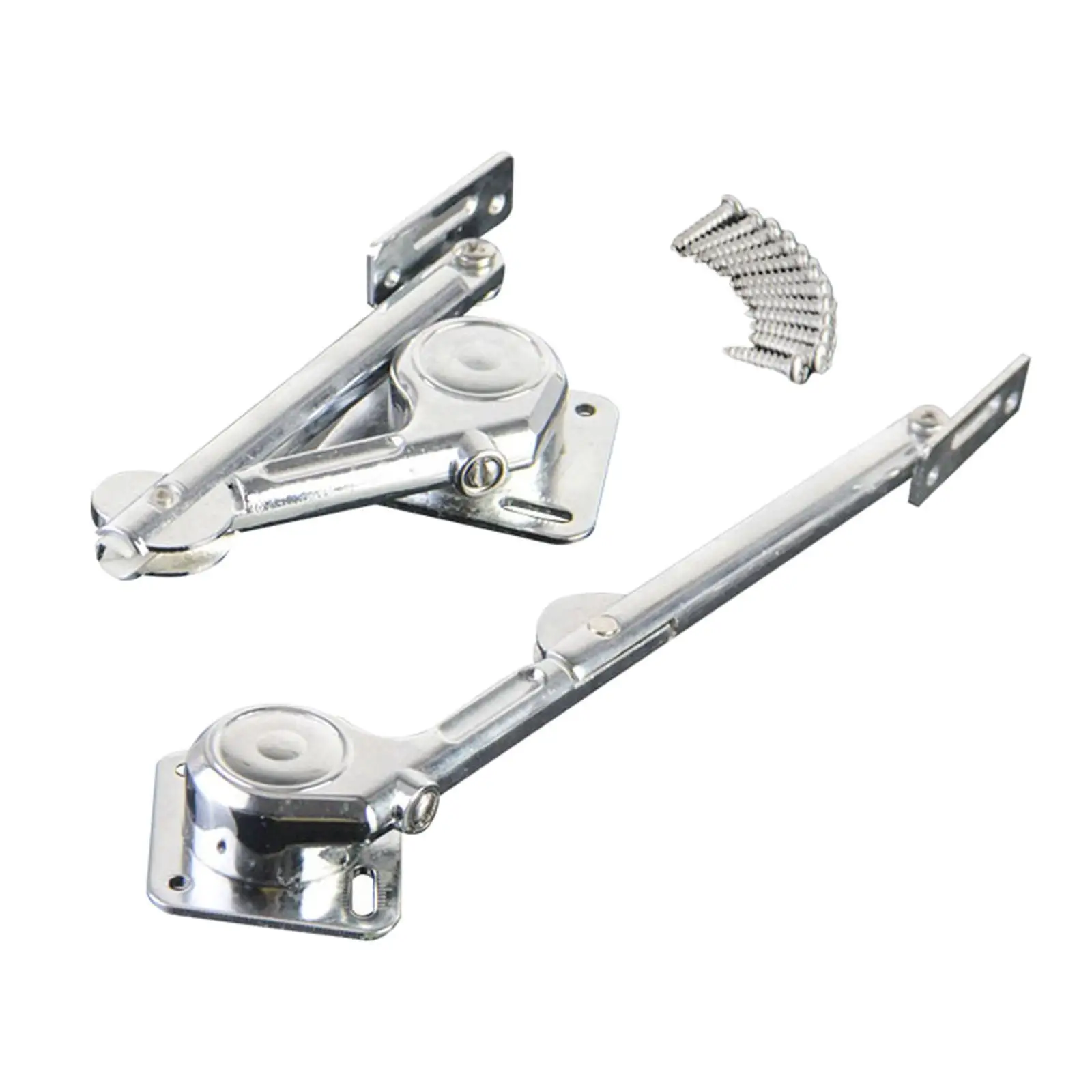 2Pcs Heavy Duty Hydraulic Hinges Support Adjustable Accessories Furniture Shock Hardware Lift up for Kitchen Cabinet