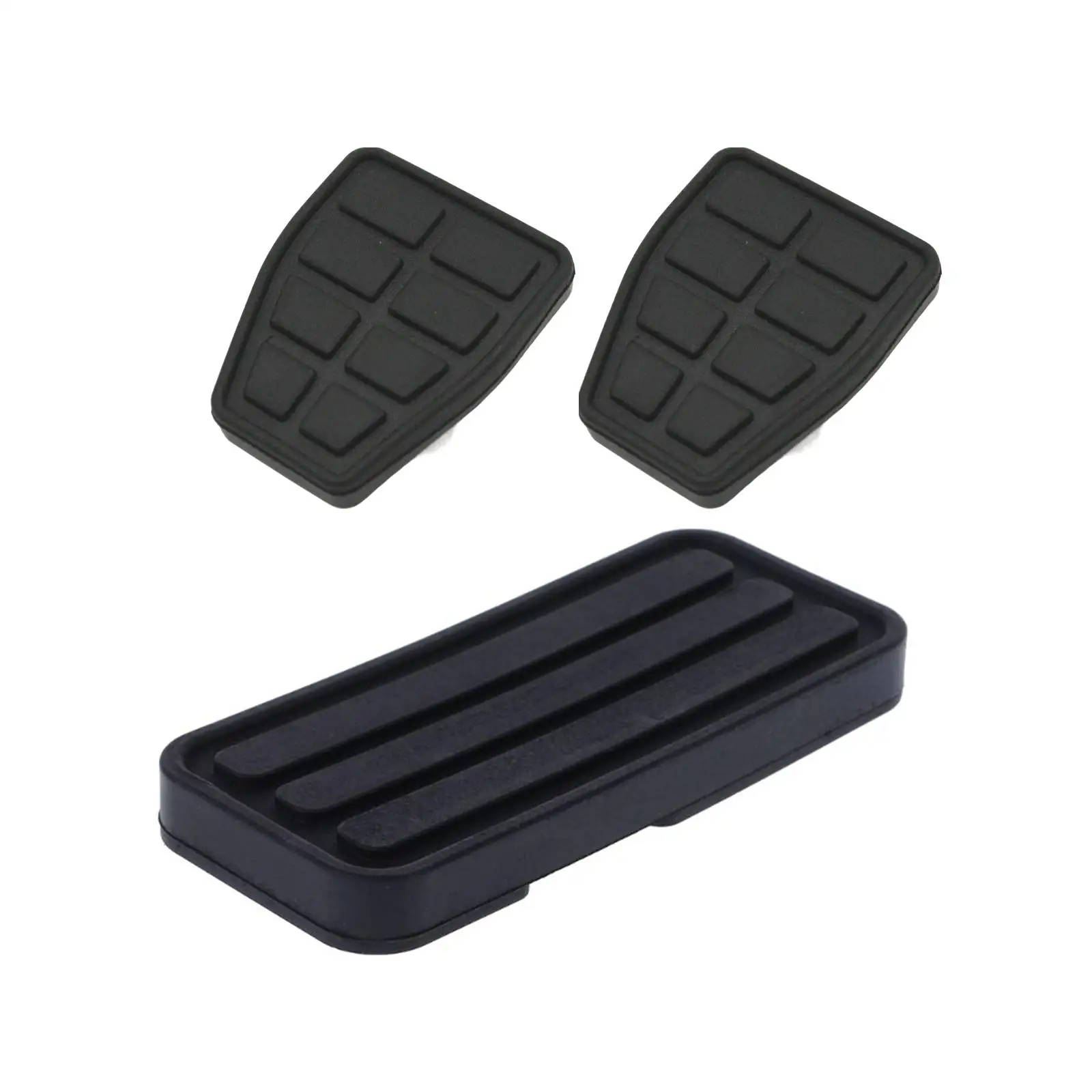 3Pcs Brake Clutch Accelerator Pedal Pad Kit Parts 171721647 321721173 Heat Resistant Non-Slip for VW T4 Transporter 90-03