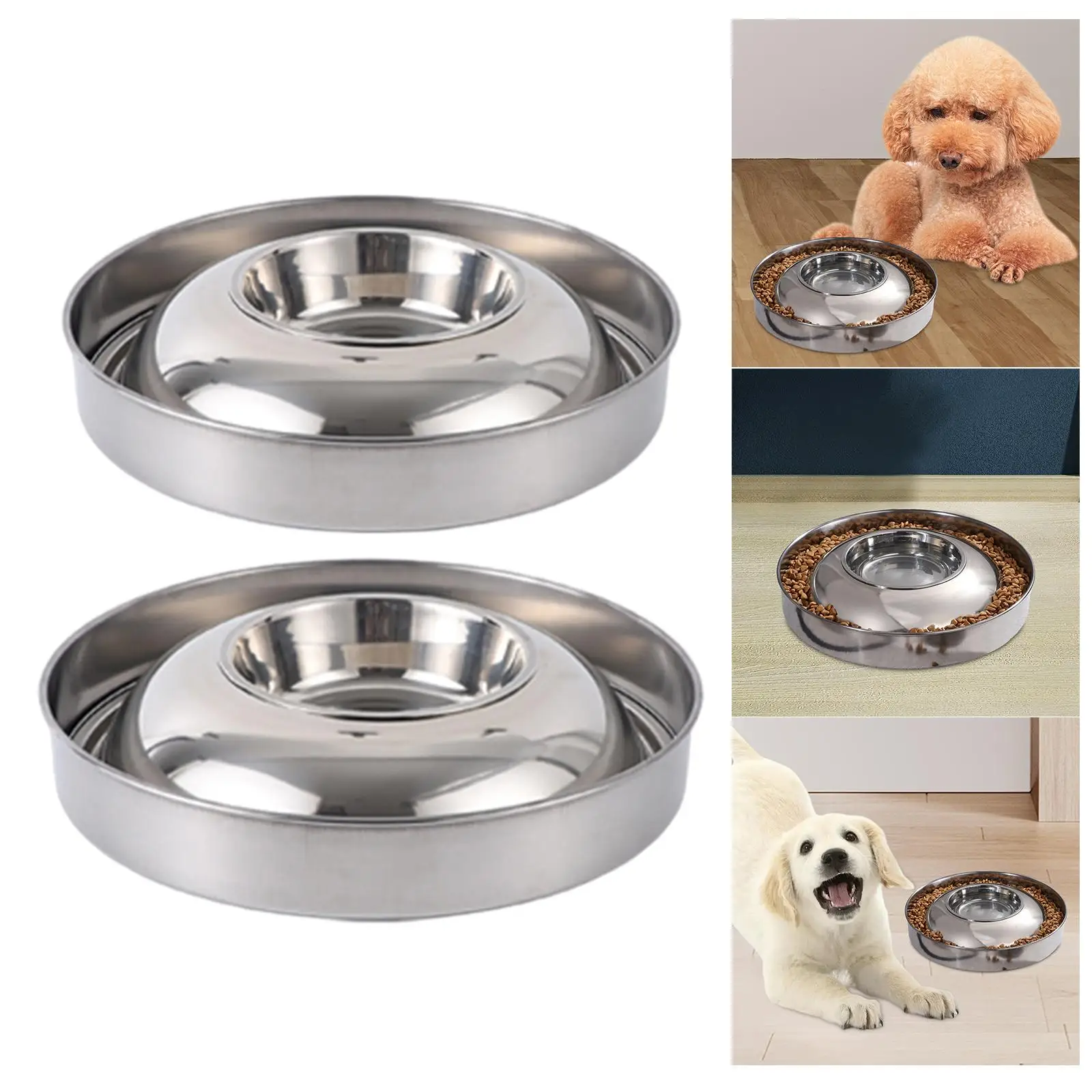 Slow Feeder Cat Feeder Other Pets Small Animals Dog Water and Food Bowl Set