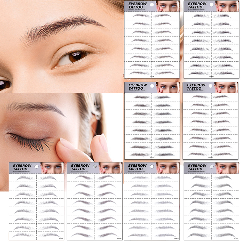 Best of Eyebrow Tattoos Waterproof Stickers Hair Like Long Lasting Water Transfers Sticker Makeup Eye Brow Shaper For Grooming Reviews & Tips