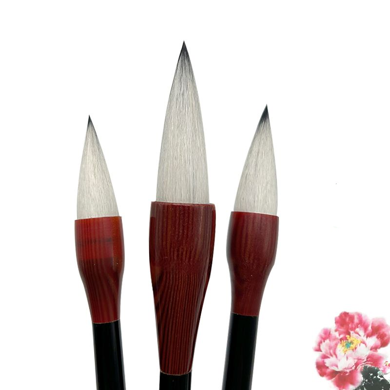 Chinês Tradicional Hopper-Shaped Pincel Pen, Múltiplo Cabelo