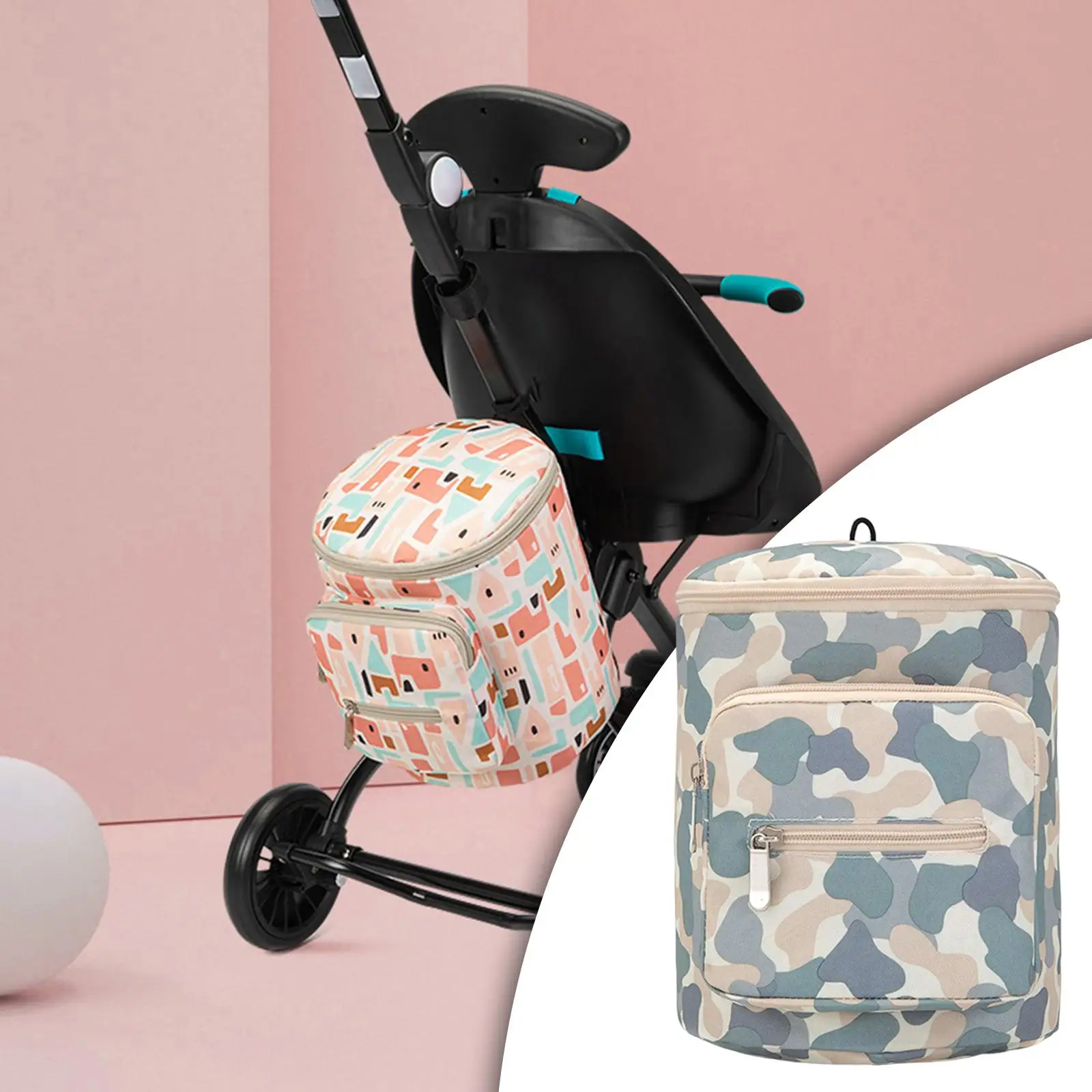 Infant Diaper Bag Stroller Accessories Protable Diaper Storage Waterproof Baby Handbag Mother Outdoor