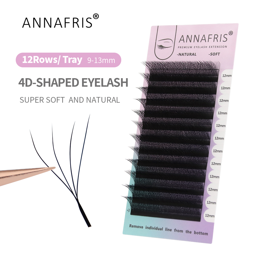 Best of ANNAFRIS 4D-W Shaped Eyelash Extension Premade Fans W Volume Lashes Reviews & Tips