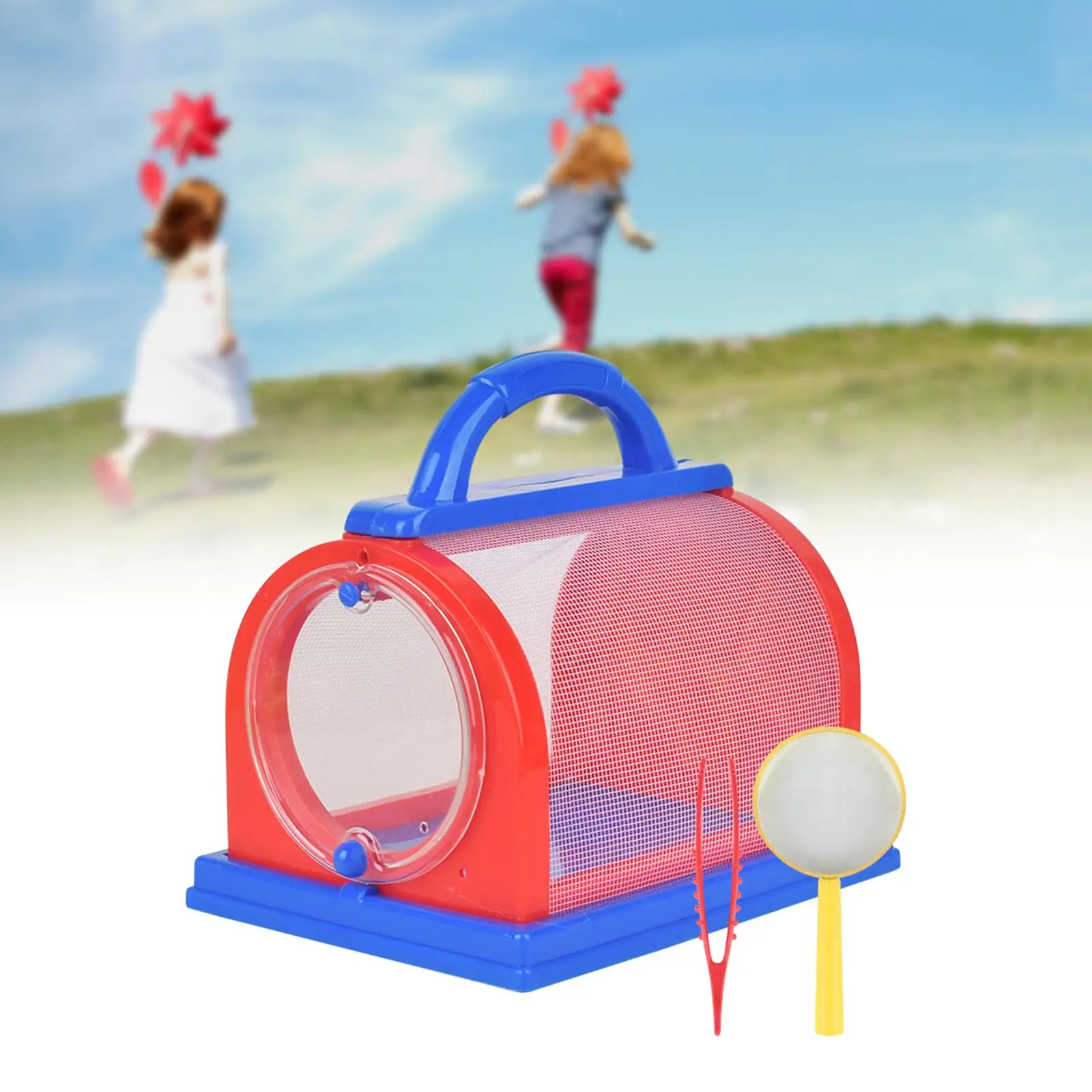 Butterfly Exploration Activity Portable Cage Observe Viewer Container for Outdoor Childs Toy DIY Experiments Camping Hiking
