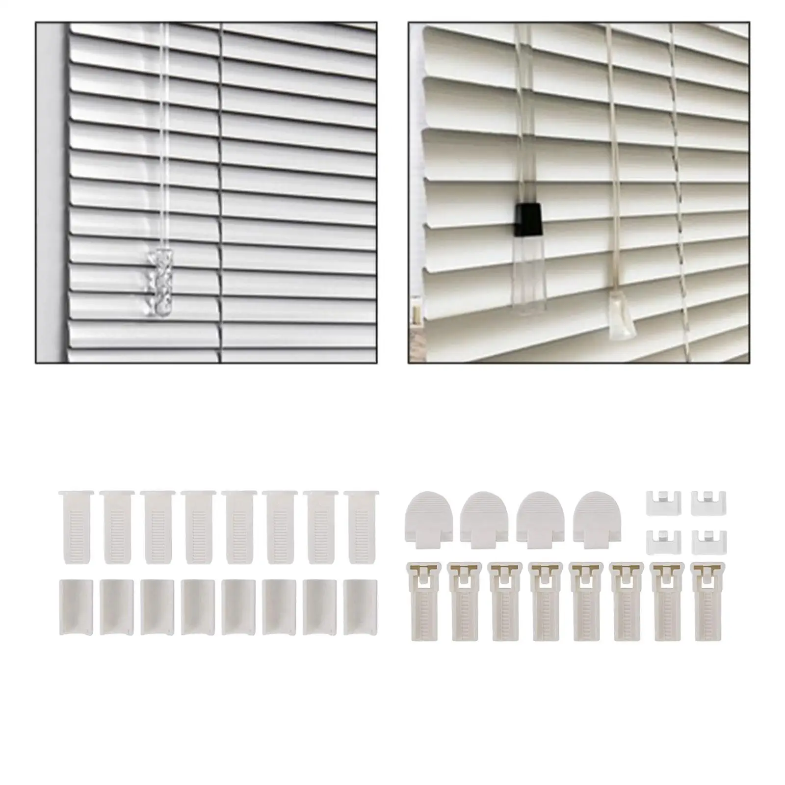 32x Vertical Blind Repair Set Blinder Durable Easy to Use Window Repair Set Slat