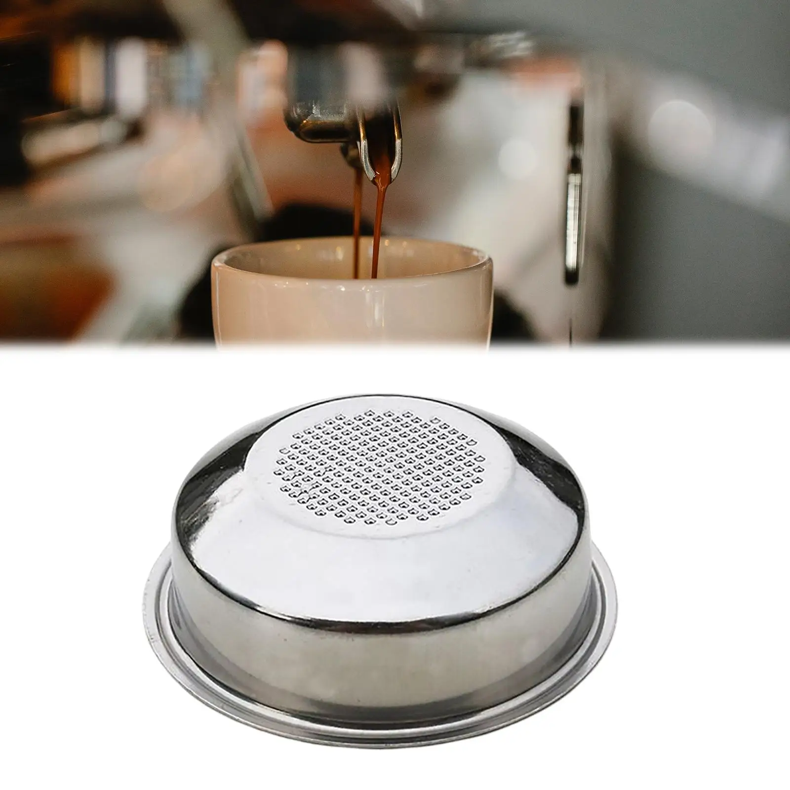 Pressurized Coffee Machine Filter Coffee Machine Accessories Replacement 51mm Coffee Filter Basket