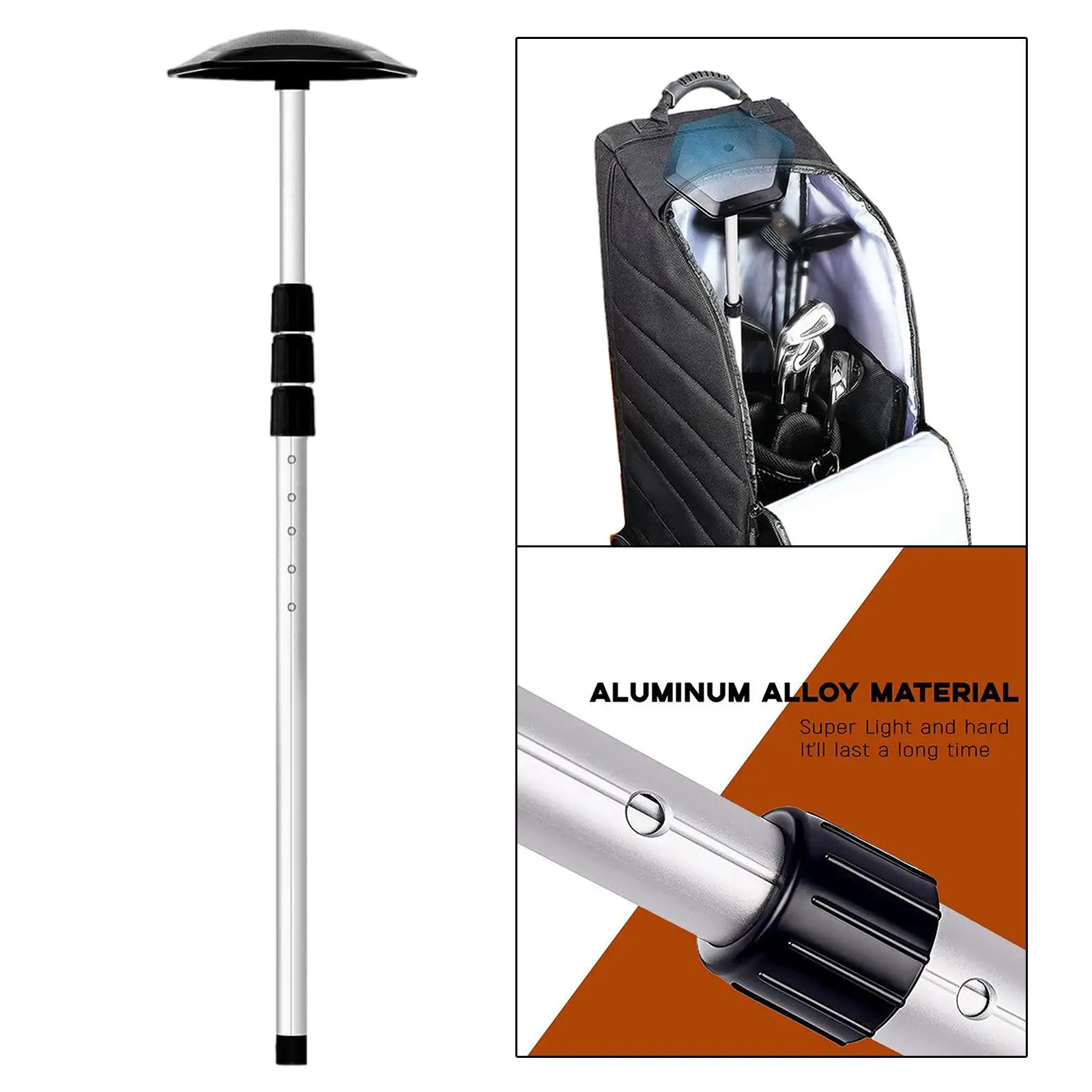 Golf Club Bag Support Arm Rod for  Stiff Protector Stick