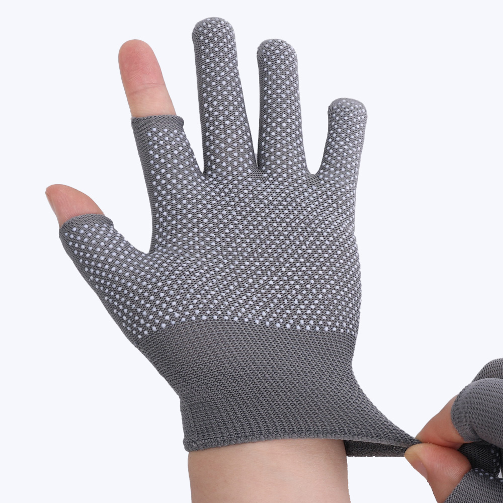 Non-slip Nylon Gloves for Safety Work Outdoor Cycling Breathable Half Finger Gloves Mittens Men Fingerless Touchscreen Gloves